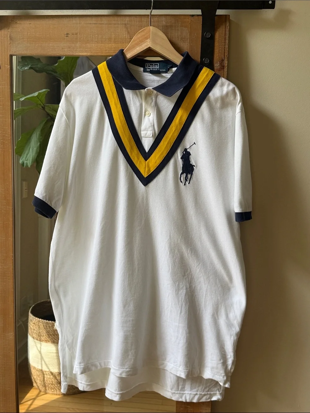 Polo Ralph Lauren Cricket Style Big Pony Polo Shirt Size L - Picture 1 of 6